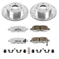 thumbnail image 3 of PowerStop Rear Z26 Street Warrior Carbon-Fiber Ceramic Brake Pad and Drilled and Slotted Rotor Kit Fits: INFINITI NISSAN Select Models K103-26, 3 of 9