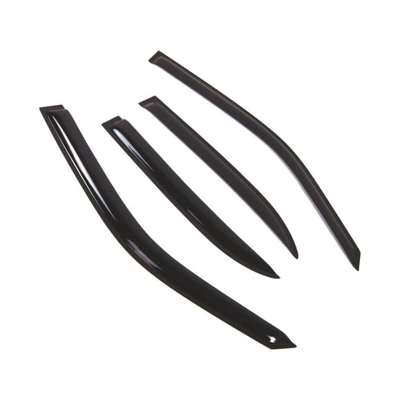 Tuningpros WD2-695 Outside Mount Window Visor Deflector Rain Guard Dark Smoke 4 Pcs Set For 1990-1996 Infiniti Q45