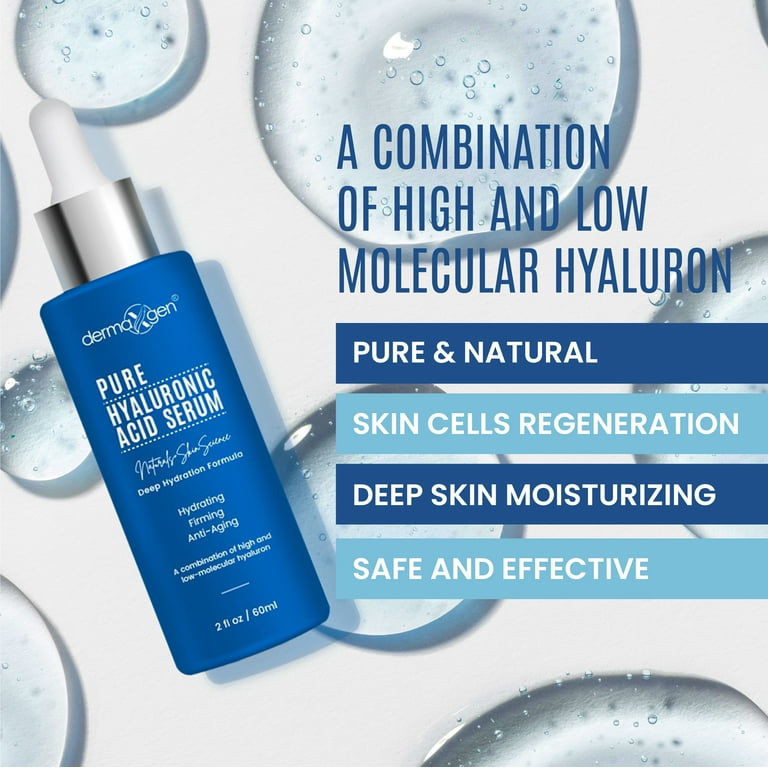 DermaXgen® Skin Facial Care Beauty Pure 100% Hyaluronic Acid