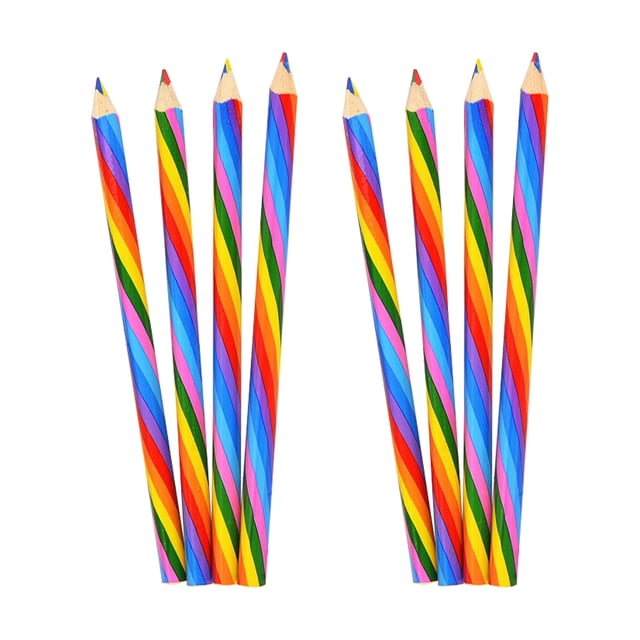 Shisuyan 8Pcs Coloured Pencils Set for Students Sketching and Drawing Activities Synthetic Material