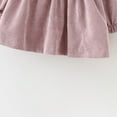 thumbnail image 5 of KAUOD Kids Girls Confetti Birthday Dress Korean Version Of Fashion V Shaped Wooden Ear Edge Girls Dress Foreign Trade, 5 of 5