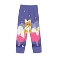 thumbnail image 5 of Easygdp Dog Washes in a Pink Bath Men's Pajama Pant, Sleep Elastic Waistband Lounge Pants - Large, 5 of 9