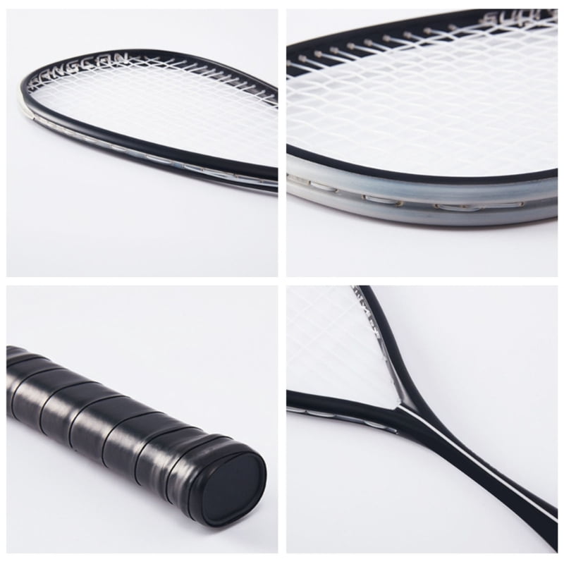 Aluminum Alloys Frame Squash Racquet with Comfortable Grip Light Weight Shock Absorption Squash Racquet Easy to Use