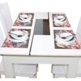 thumbnail image 4 of Ryvnso 1 Piece Placemats Horses Floral Dining Mats Heat-Resistant Non-Slip Washable Table Mat, 4 of 8