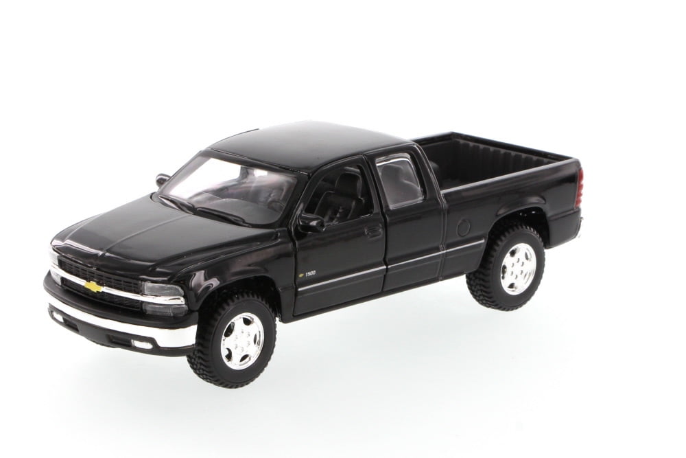 Chevrolet Silverado Pickup Truck, Black - Showcasts 34941 - 1/27 Scale Diecast Model Toy Car
