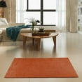 thumbnail image 2 of Furnish my Place Modern Plush Solid Color Rug - Orange, 4' x 50', Pet and Kids Friendly Rug. Made in USA, Runner, Area Rugs Great for Kids, Pets, Event, Wedding, 2 of 12