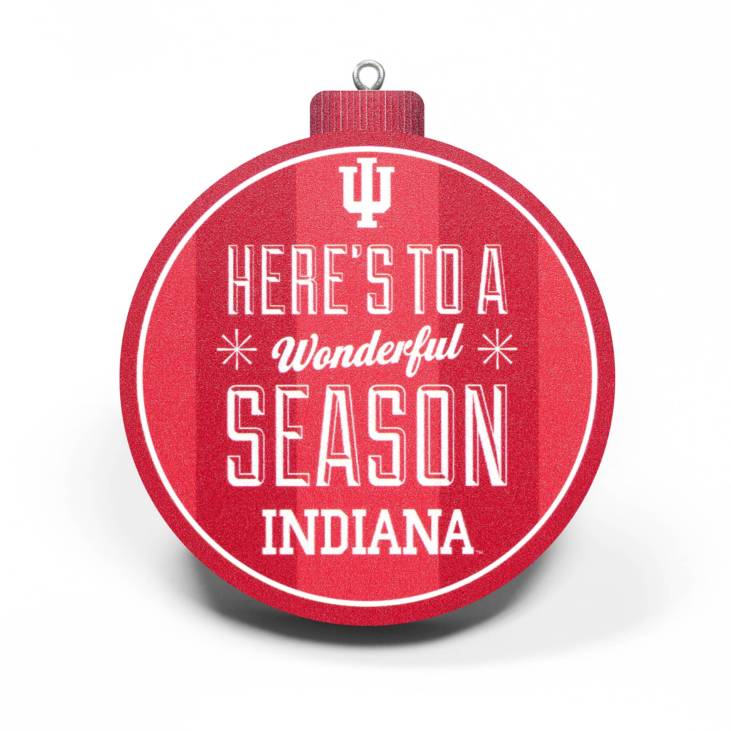 YouTheFan NCAA Indiana Hoosiers 3D Logo Series Ornament