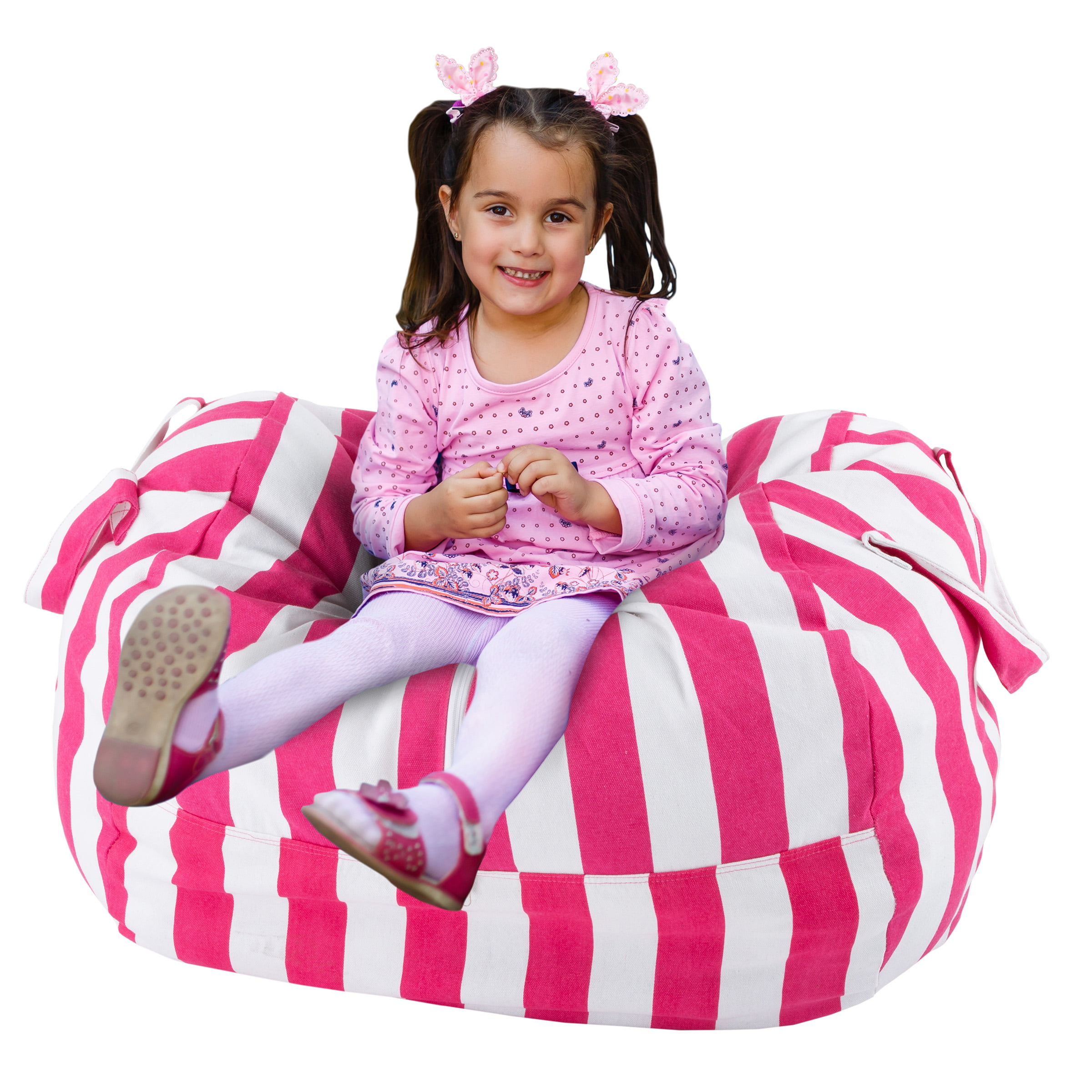 Childrens Bean Bag Chair Cover Kids Tub Cup Seat Play Beanbag Bedroom Soft Toy 