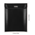 thumbnail image 2 of Fireproof Document Bag 13.4 * 10.8in Fireproof and Waterproof Money Bag Holder Durable Storage Pouch with Zipper Closure for Cash File Documents Jewelry Passport Valuables, 2 of 7
