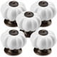 thumbnail image 1 of Pomo de Cajón BRI con Pedestal de Porcelana Bruñida blanca 30mm Paquete de 5, 1 of 4