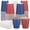 Blue, White, Red, variant on 60 Pieces 9 Ounce Disposable Paper Cups Neon Color Party Cups Drinking Cups for Party, DIY, and Holiday, 4 Colors