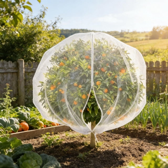 Malla protectora para plantas, malla fina, barrera antipájaros para arándanos, arbustos y árboles frutales.
