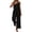 Black, variant on Tqcoqu Womens Jumpsuit Trendy Summer Casual Wide Leg Pants Sleeveless V Neck Elegant One Piece Outfit,Beige,Women's S-XXL