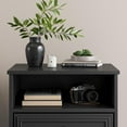 thumbnail image 5 of Nightstand Set of 2, Night Stand with Drawers, Accent Bed Side Table and End Table with Open Storage for Bedroom, Living Room,Black, 5 of 8
