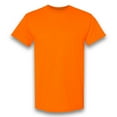thumbnail image 2 of High Visibility Short Sleeve T-Shirts for Men 5XLSize | Gildan 2 Pack Hi Vis Work Shirts 50/50 cotton/polyester Safety Orange Crew Neck Tee Shirts, 2 of 5