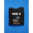 thumbnail image 3 of Home Is Where The Trash Is Sweatshirt Men -Smartprints Designs, Male XX-Large, 3 of 4