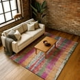 thumbnail image 7 of Addison Rugs Mayfield Premium Machine Washable Transitional Stripes Putty Rectangle Rug, 8' x 10', 7 of 7
