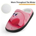 thumbnail image 4 of Kids Slippers Kirby House Slippers Warm Soft Plush Slipper Anti-Slip Winter House Shoes for Boys Girls, 4 of 7
