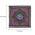 thumbnail image 5 of Spring Fantasy Purple Flower Garden Embroidery Throw Pillow Cover Set of 2, 5 of 6