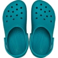 thumbnail image 3 of Crocs Clásicos Unisex para Niños Color Turbo Teal Talla 5 Mediana, 3 of 6