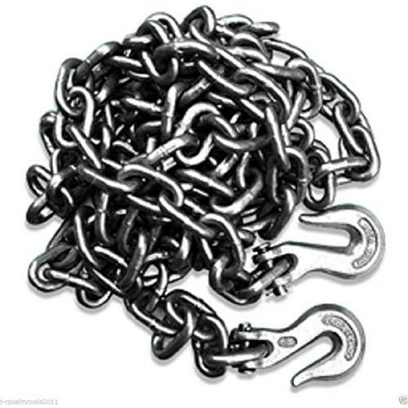 3/8" X 20' Heavy Duty Tow Chain Automotive Truck Towing Log Chain…