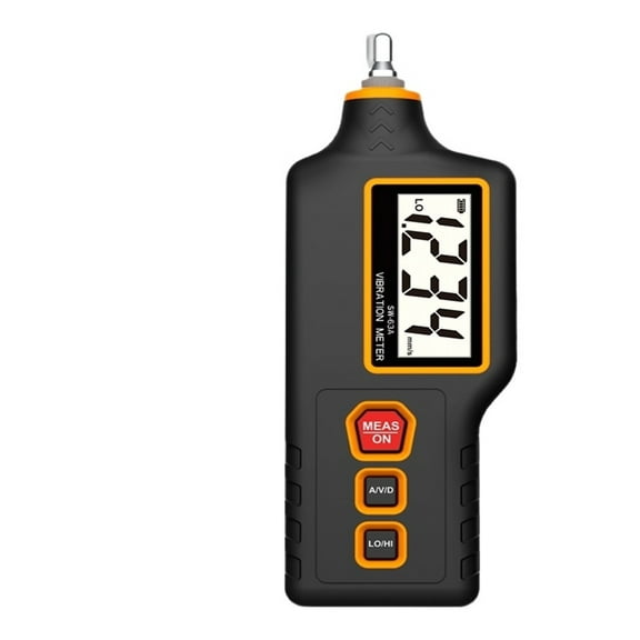 Digital Vibration Meter SW-63A High Precision Vibrometer 0.1-199.9m/S² Handheld Vibration Analyzer Vibrator ,Easy to Operate
