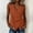 Orange, variant on Women's Wrap V Neck Sleeveless Vest Asymmetric Hem Button Detail Cotton Linen Casual Outerwear Loose Fit Layering Tops for Work Brown L