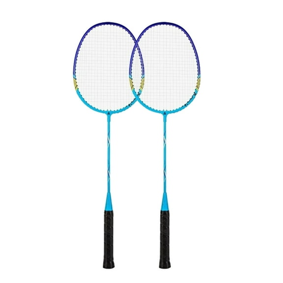 1Pair Shuttlecocks Racquet Light Weight Badminton Racket Set Professional Double Badminton Racquet for 2 Players Playing