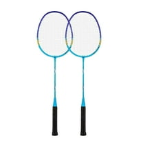 1Pair Shuttlecocks Racquet Light Weight Badminton Racket Set Professional Double Badminton Racquet for 2 Players Playing