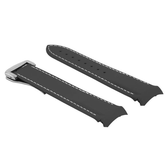 20-22MM RUBBER DIVER STRAP BAND OMEGA SEAMASTER PLANET OCEAN CLASP CURVED END