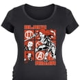 thumbnail image 3 of Marvel - Black Widow Grid - Maternity Scoop Neck Graphic T-Shirt, 3 of 5