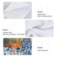 thumbnail image 2 of Yayeee Kitchen Hanging Hand Towels Set of 2 with Loop Bathroom Absorbent Tie Towel, Blue Flowers, 2 of 7