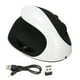 thumbnail image 1 of Ratón vertical de mano izquierda 2,4G ratón ergonómico vertical inalámbrico ratón recargable con adaptador USB DPI ajustable para PC negro blanco, 1 of 5