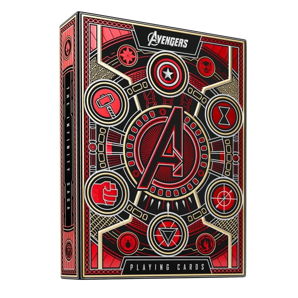 Teoría de las cartas 11 Avengers Red Edition The Infinity Saga