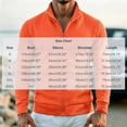 thumbnail image 2 of WIZUTIZ Men's Solid Color Zip Up Hoodless Sweatshirt Jacket Long Sleeve Warm Pocket Outerwear For Winter Daily, 2 of 6
