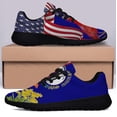 thumbnail image 3 of Kentucky Stte Cardinal and Goldenrod Flower Shoes Sneakers Black Size 8.5, 3 of 7