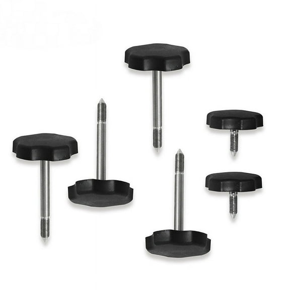 LiLiang 6Pcs Soft Top Window Frame Knob Door Surround Knobs Kits with Pin for 2007 to 2018 Jeep Wrangler JK 4-Door