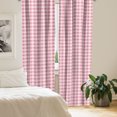 thumbnail image 2 of Ambesonne Pink Polka Dots Curtains, Abstract Rounds Art, Pair of 28"x84", Pale Pink Dried Rose, 2 of 5