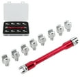 thumbnail image 4 of CNC Handle Spoke Wrench, Long Durability Length 93mm/3.7in Motorcycle Spoke Wrench High Strength  For 5.0-6.8 Tips Red, 4 of 8
