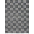 thumbnail image 1 of Rug Ease Checkerboard Grey Machine Washable Area Rug, 1 of 6