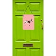 thumbnail image 2 of Carolines Treasures BB7851DS1216 American Spotted Donkey Pink Check Wall or Door Hanging Prints, 2 of 2