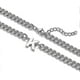 thumbnail image 2 of Stainless Steel Cuban Link Necklace for Initial A-Z Boys Men Women with Letter Pendant 6.5mm 18+2 Inches Jewelry Gift, 2 of 5