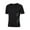 Black, variant on Qingpeng Toddler Boys Slim T-Shirt Short Sleeve Basketball Tees Kids Quick Dry Athletic Base Layer Top