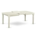 thumbnail image 3 of DOT-LWH-T Dover Dining Room table with 18" Butterfly Leaf -Linen White Finish., 3 of 5