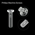 thumbnail image 4 of Unique Bargains M6x30mm Plastic Phillips Machine Screws, PC Flat Head Machine Bolts 25 Pack, 4 of 4