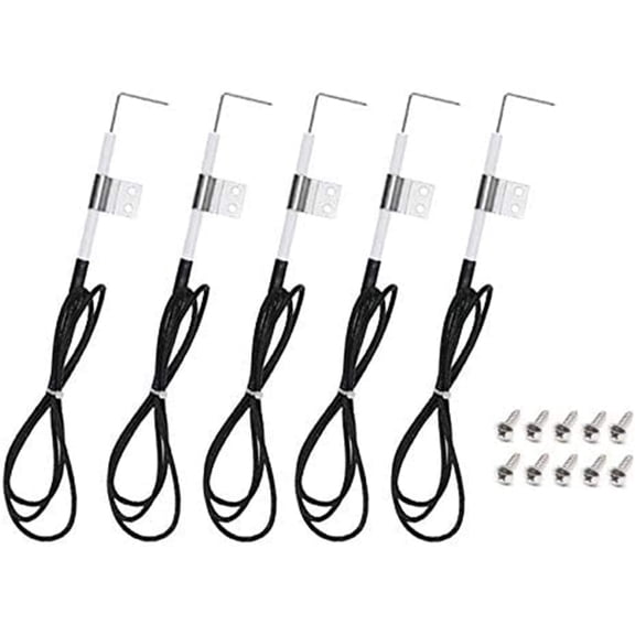 5 Pack Grill Ignitor Electrode with 31.5" Wire Replacement kit for Home Depot Nexgril 720-0830H, 720-0830D, 720-0888, 720-0888N and Most Nexgrill Grill Models