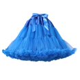 thumbnail image 4 of TAIAOJING Ladies Mesh Tutu Skirt Lengthened Double Layer Short Skirt Dance Skirt Bustier Skirt, 4 of 4