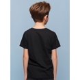 thumbnail image 2 of Breathable and comfortable| Youth 'Make America Cowboy Again' Pattern T-Shirt- Soft, Breathable Cotton, Short Sleeve, Crew Neck- Patriotic Western Theme for Boys and Girls- Ideal Choice for 4th of Ju, 2 of 7