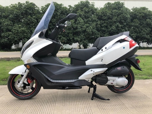 White Vitacci Gts 250cc Luxury Edition Scooter 4 Stroke Single Cylinder Air Forced Cool Walmart Com