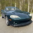 thumbnail image 3 of Ikon Motorsports Front Bumper Lip Compatible with 2001-2005 Mazda MX-5 Miata MDA Style Unpainted Black PU Polyurethane Air Dam Chin Spoiler Protector Splitter, 3 of 8